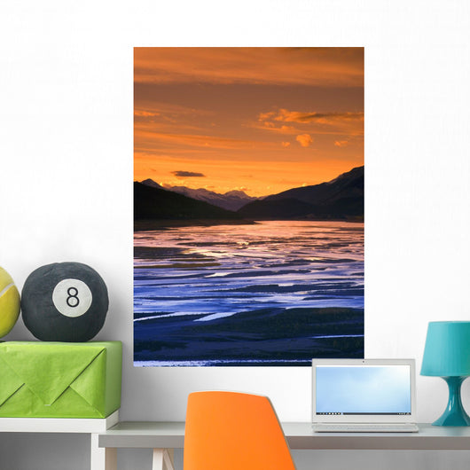 Medicine Lake, Jasper National Park, Jasper, Alberta, Canada Wall Mural