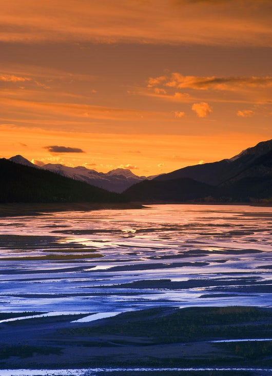 Medicine Lake, Jasper National Park, Jasper, Alberta, Canada Wall Mural