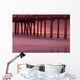 Sunset Behind Pier Wall Mural