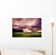 A Lonely Farm Building In An Open Field Wall Mural