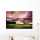 A Lonely Farm Building In An Open Field Wall Mural