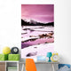 A Winter Mountain Scene Wall Mural