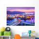 Charleston West Virginia USA Purple Sunset Wall Decal