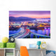 Charleston West Virginia USA Purple Sunset Wall Decal