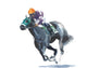 Horse Racing Jockey Wall Decal