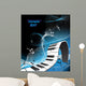 abstract piano keyboard Wall Mural