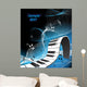 abstract piano keyboard Wall Mural
