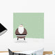 Santa And Snow Wall Mural