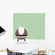 Santa And Snow Wall Mural