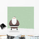 Santa And Snow Wall Mural