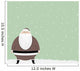 Santa And Snow Wall Mural