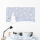 Snowman In Winter Wall Mural
