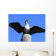 double crested cormorant Wall Mural