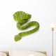Green Temple viper Wall Decal