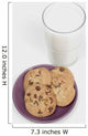 Milk and Cookies Wall Decal