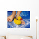 Toy At The Bottom Of A Pool Wall Mural