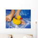 Toy At The Bottom Of A Pool Wall Mural