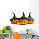 Halloween Pumpkins Wall Decal