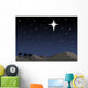 Three Wisemen Following Star Wall Mural
