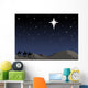 Three Wisemen Following Star Wall Mural