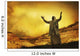 Jesus With Arms Stretched Towards Heaven Wall Mural