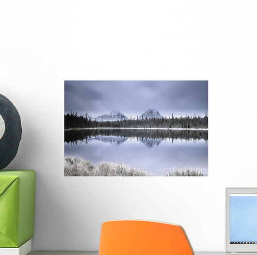 A Mountainous Scene Wall Mural