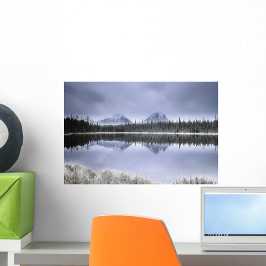 A Mountainous Scene Wall Mural