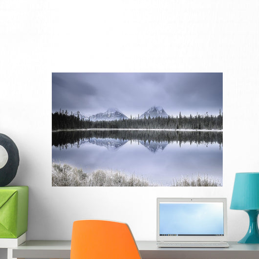 A Mountainous Scene Wall Mural