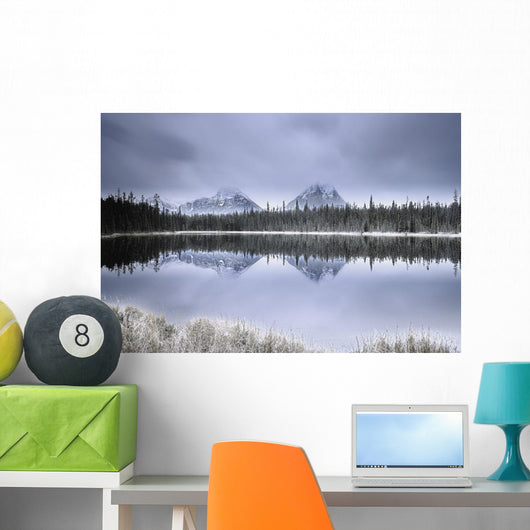 A Mountainous Scene Wall Mural