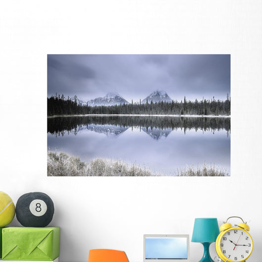A Mountainous Scene Wall Mural