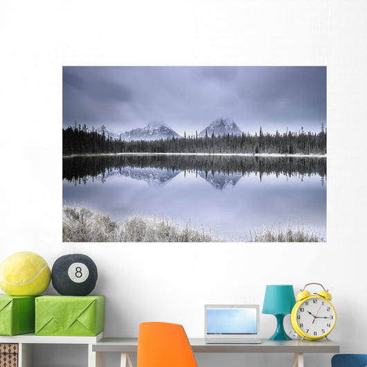 A Mountainous Scene Wall Mural