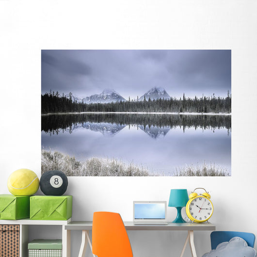 A Mountainous Scene Wall Mural