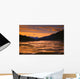 Beautiful Mountain Sunset Wall Mural
