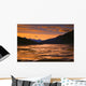 Beautiful Mountain Sunset Wall Mural