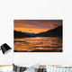 Beautiful Mountain Sunset Wall Mural