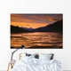 Beautiful Mountain Sunset Wall Mural