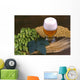 die stille mit hopfen und bier Wall Mural