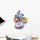 Tossing Chips Poker Wall Decal