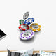Tossing Chips Poker Wall Decal