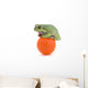 Frog Sitting On A Golf Ball Wall Mural
