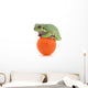 Frog Sitting On A Golf Ball Wall Mural