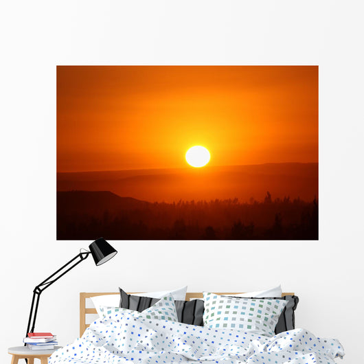 Sunset Majes Arequipa Peru Wall Mural