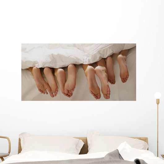 Feet In Bed Wall Mural