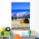 Frosty Hay Bales Wall Mural