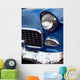 1955 u.s. classic car front end with chrome bumper Wall Mural