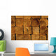 Stack Of Logs Wall Mural