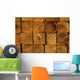 Stack Of Logs Wall Mural
