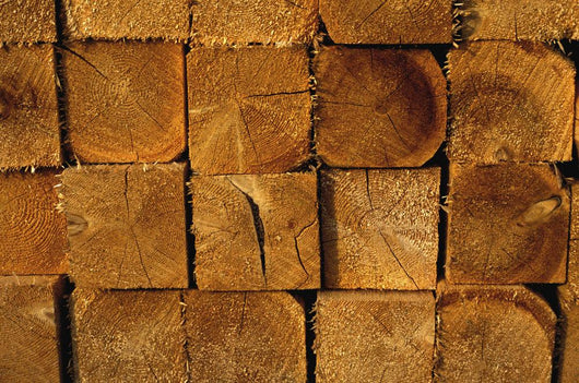 Stack Of Logs Wall Mural