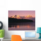Grand Teton Mountains At Sunrise Wall Mural