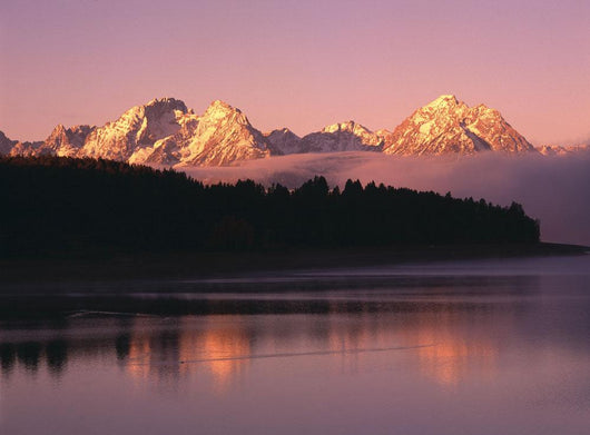 Grand Teton Mountains At Sunrise Wall Mural